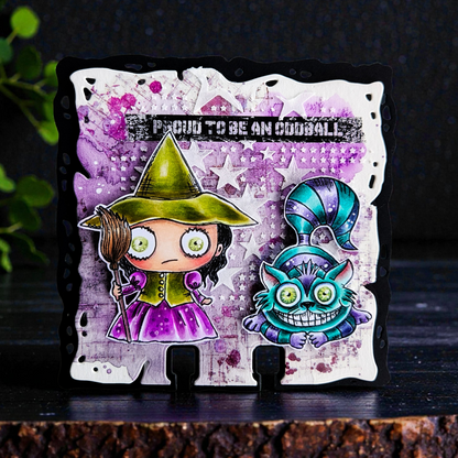 #616 - A7 Clear Stamp Set - Wicked Witch