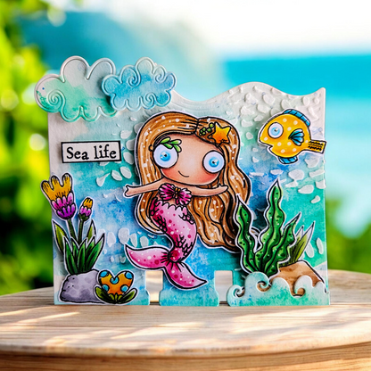 #84 - MemoryDex Die-Cutting Die Set - Aqua Adorn