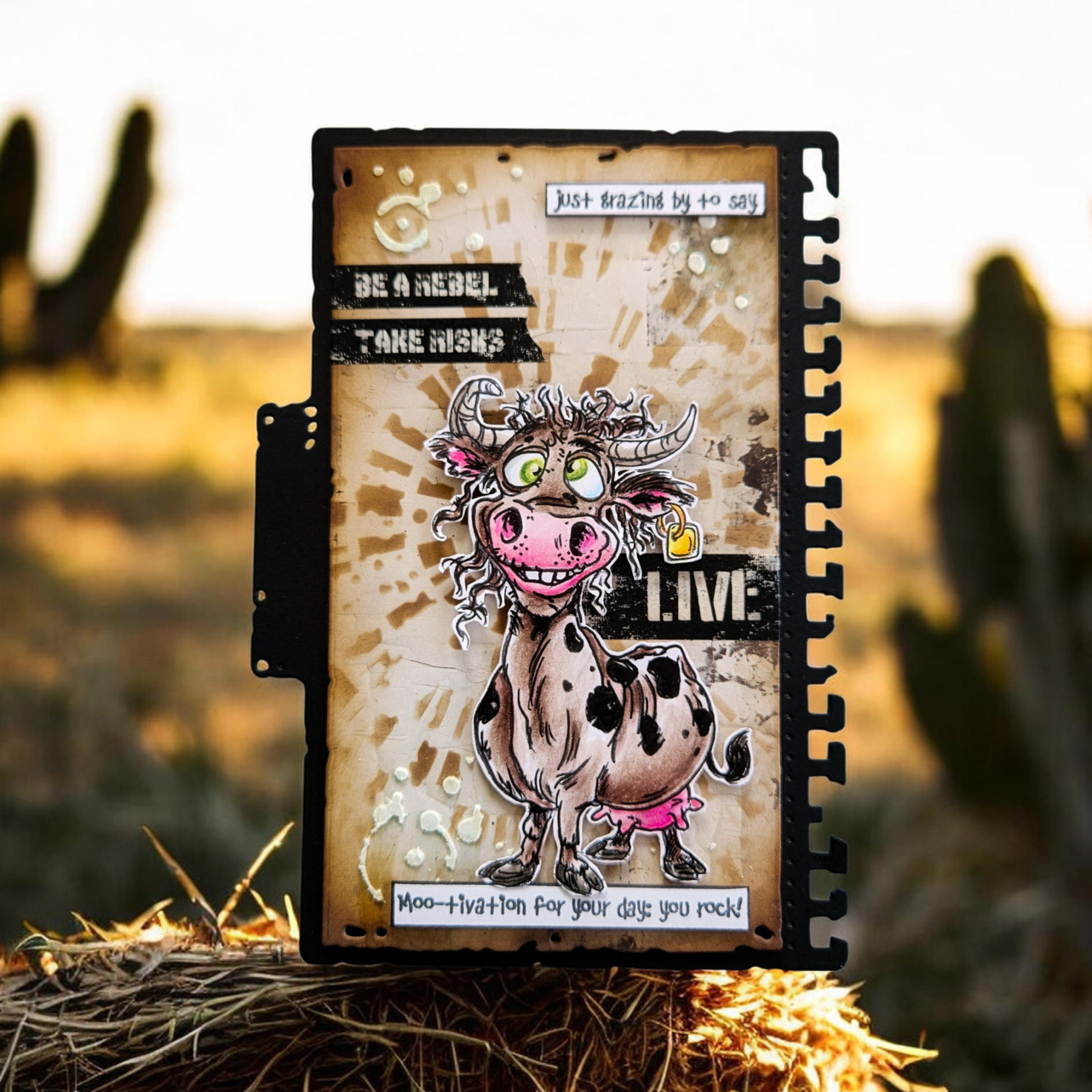 #11 - A6 Design Paper - Rusty Rhythms