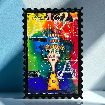 #TP-1275 - A5 Stamp Set - Aged Manuscript