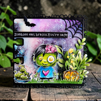TP-1293 - A7 Stamp Set - Brainy and Cute
