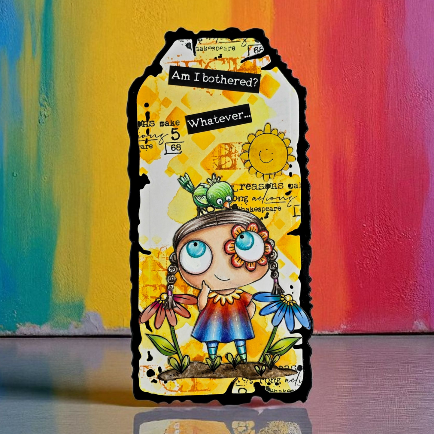 #119 - A4 Stencil - Dote On Diamonds