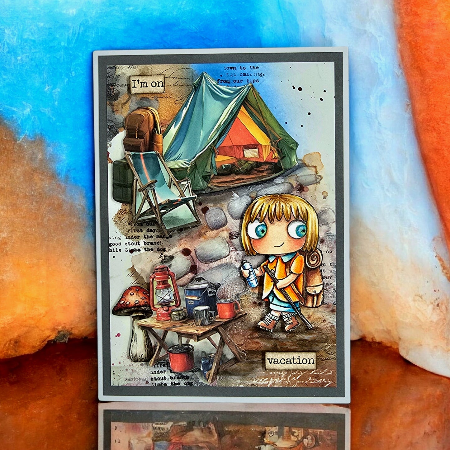 #655 - A7 Clear Stamp Set - The Hike