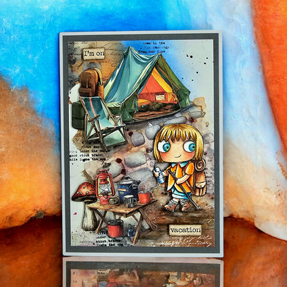 #655 - A7 Clear Stamp Set - The Hike