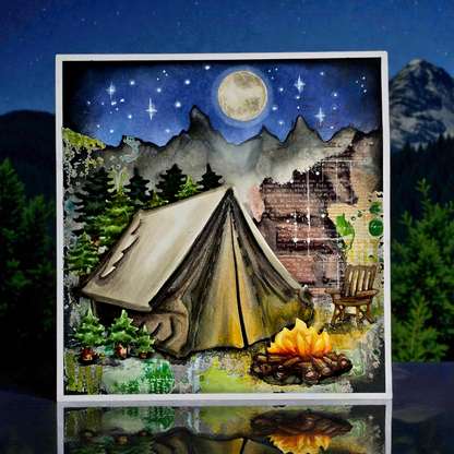 DI-103 - Die-Cutting Die Set - Campout Magic