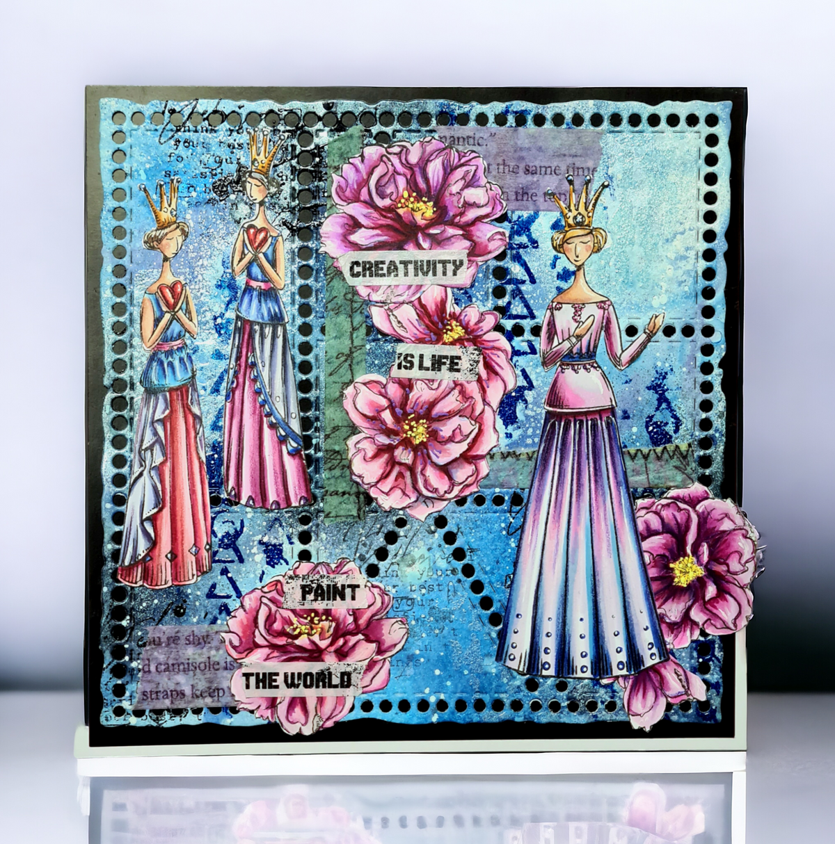 TP-745 - Visiting The Flowers - A5 Clear Stamp Set