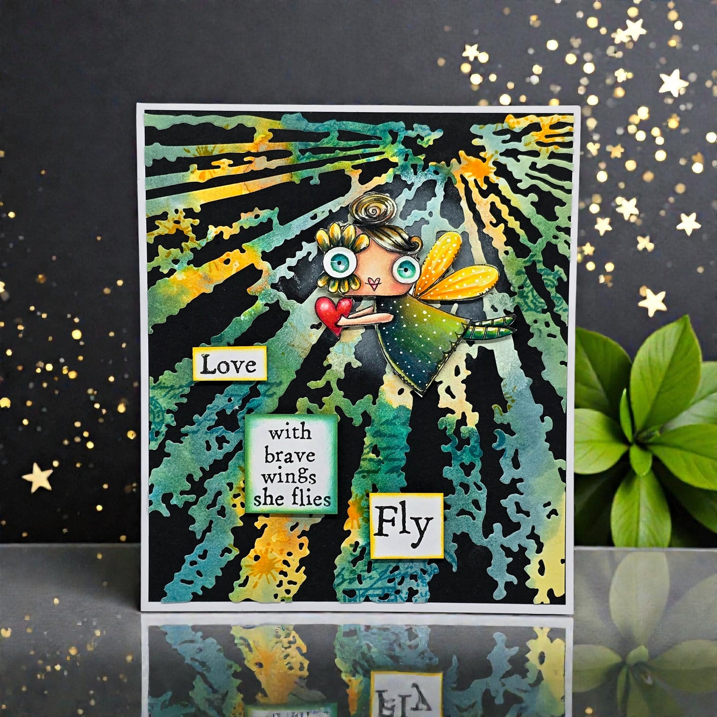 #357 - A7 Clear Stamp Set - Fly