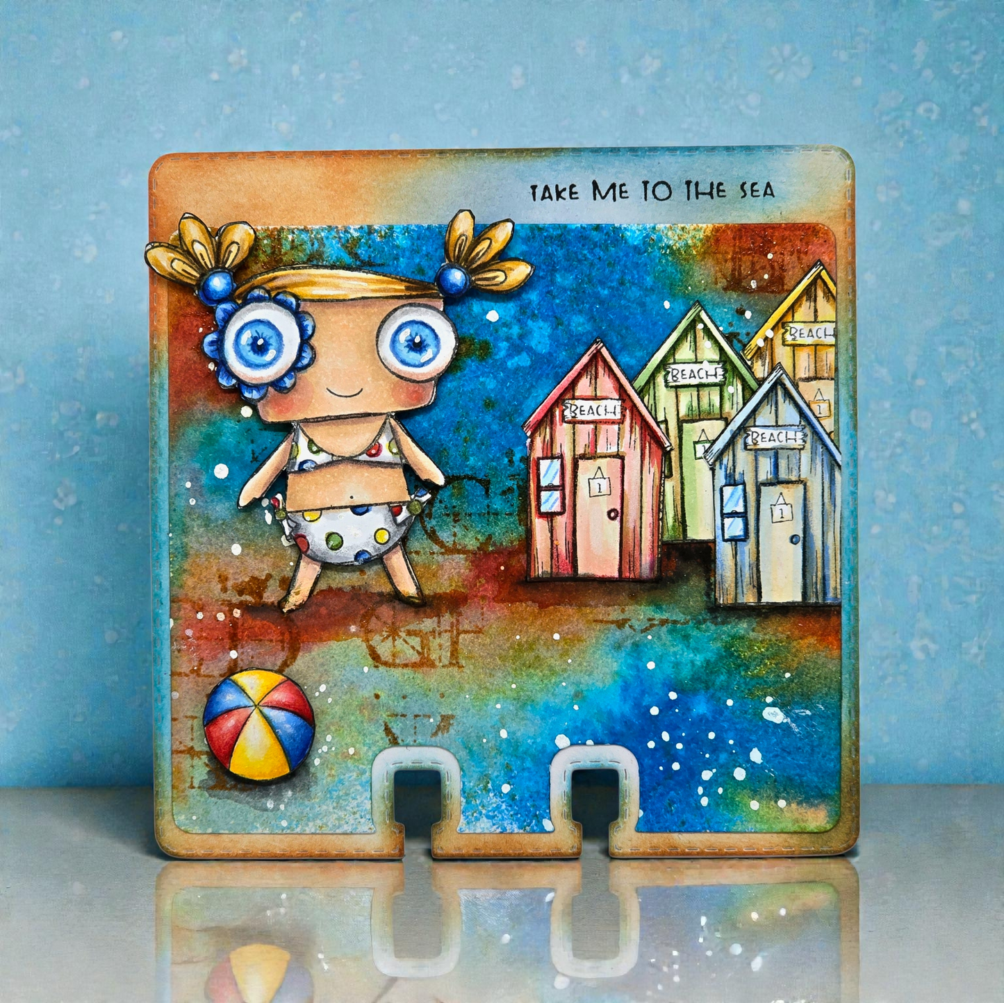 #423 - A7 Clear Stamp Set - Seaside