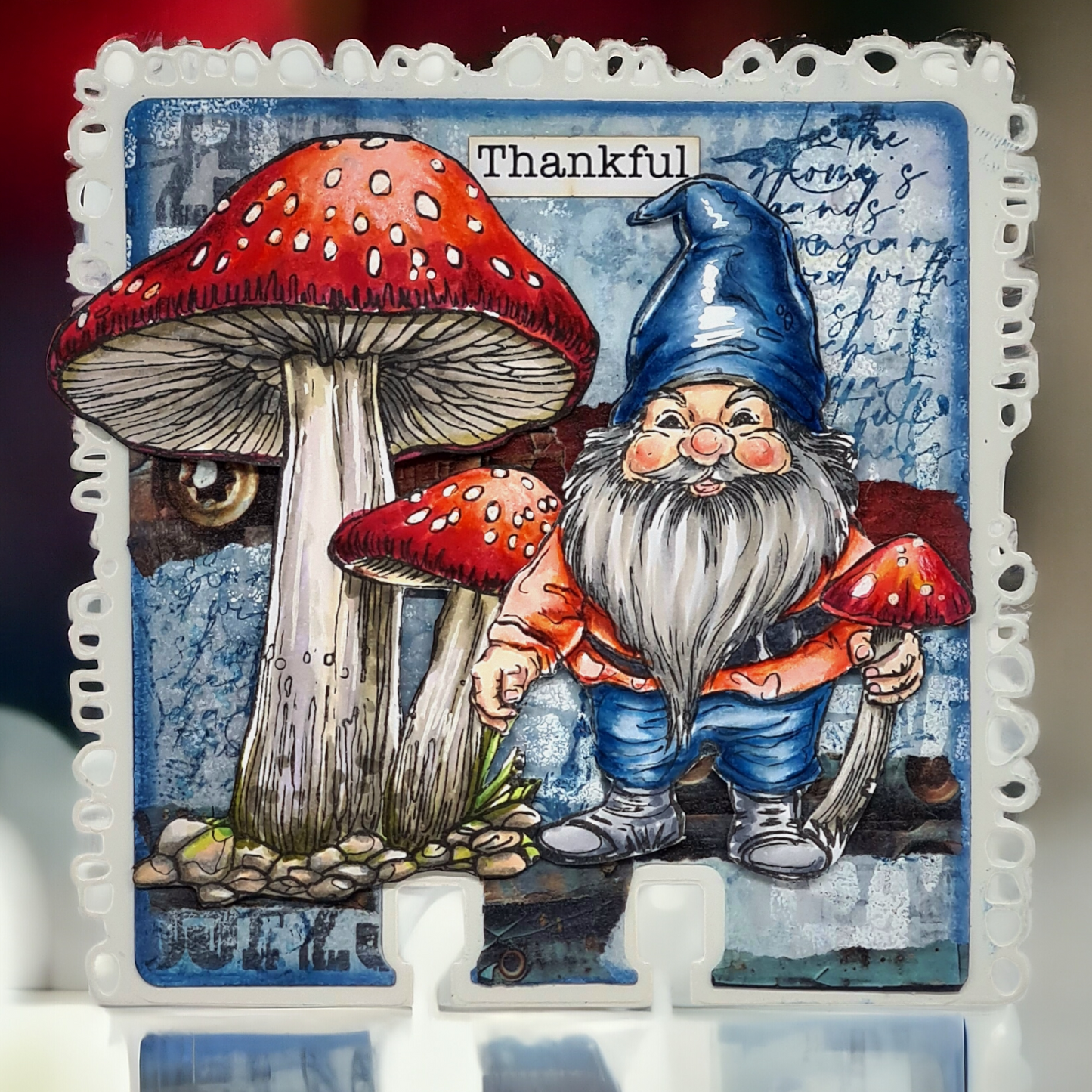 #1077 - A6 Stamp Set - Toad In The Gnome