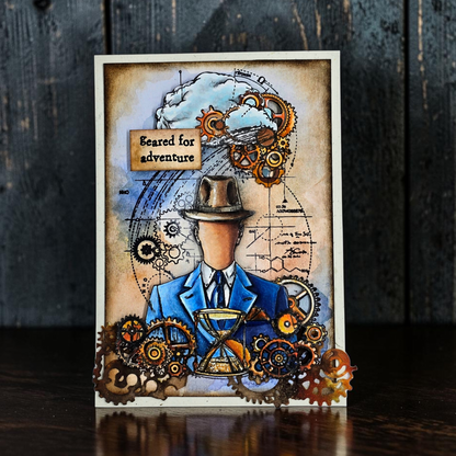 TP-1456 - A6 Stamp Sets - Faceless Time