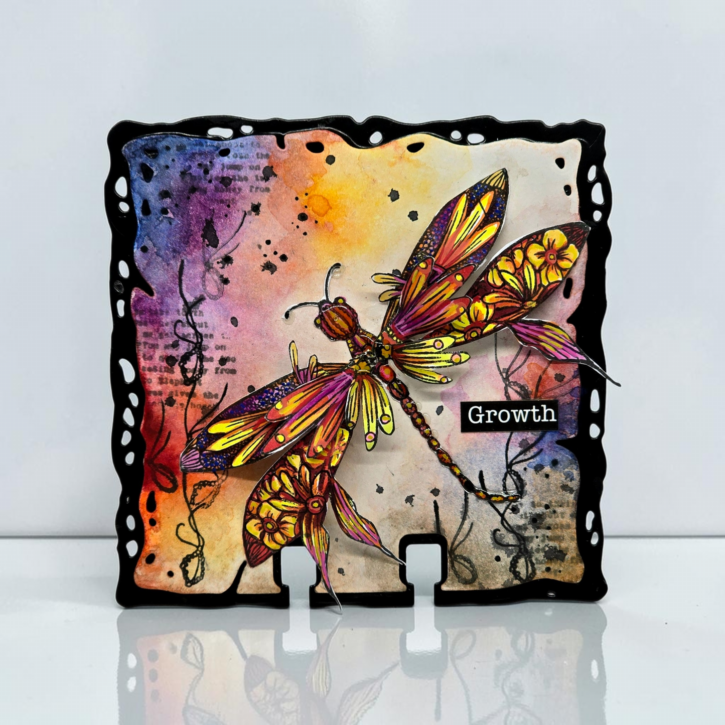 TP-1466 - A6 Stamp Sets - Glassbound Dragonfly
