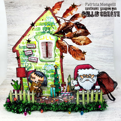 #612 - A7 Clear Stamp Set - Mr & Mrs Claus