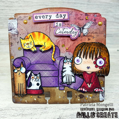 #419 - A7 Clear Stamp Set - Moonlight
