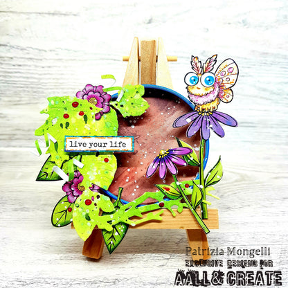 TP-1301 - A7 Stamp Set - Creepy Crawlies