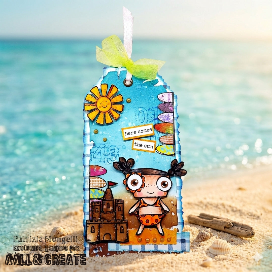#423 - A7 Clear Stamp Set - Seaside