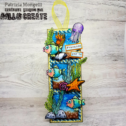 TP-858 - A7 Clear Stamp Set - Plenty of Fish