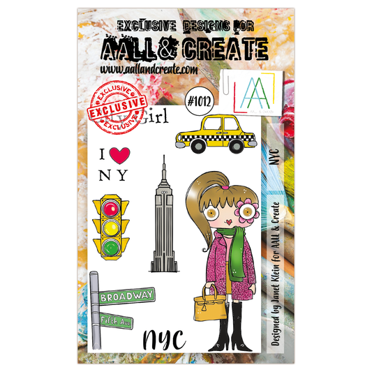 #1012 - A6 Stamp Set - NYC