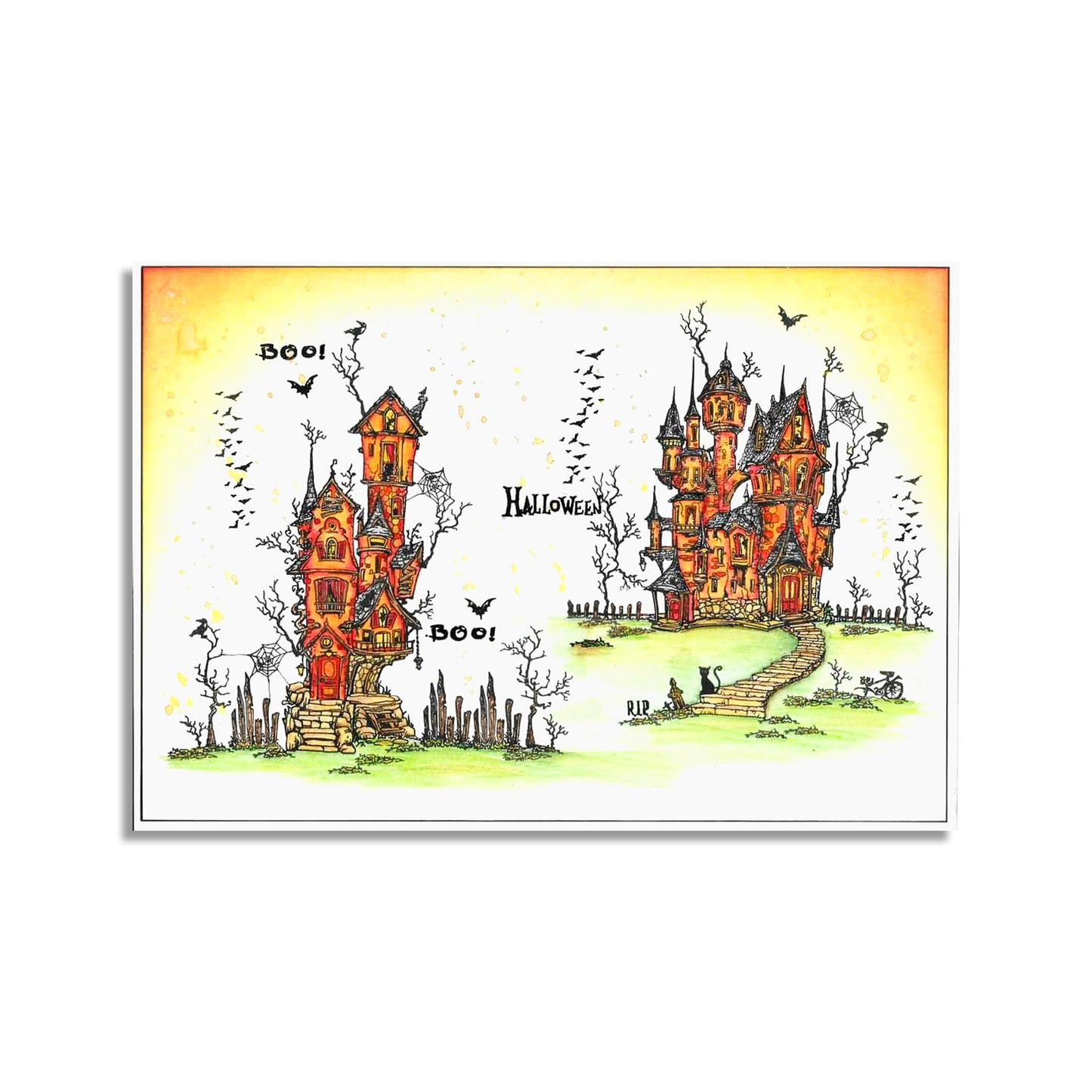 #1237 - A6 Stamp Set - Frightful Manor