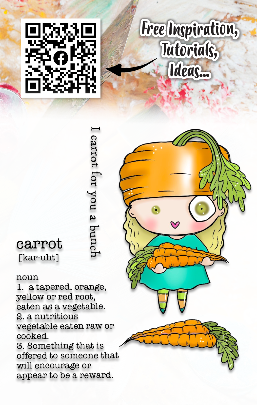 #1020 - A7 Stamp Set - Carrot