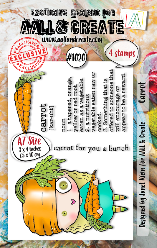 #1020 - A7 Stamp Set - Carrot