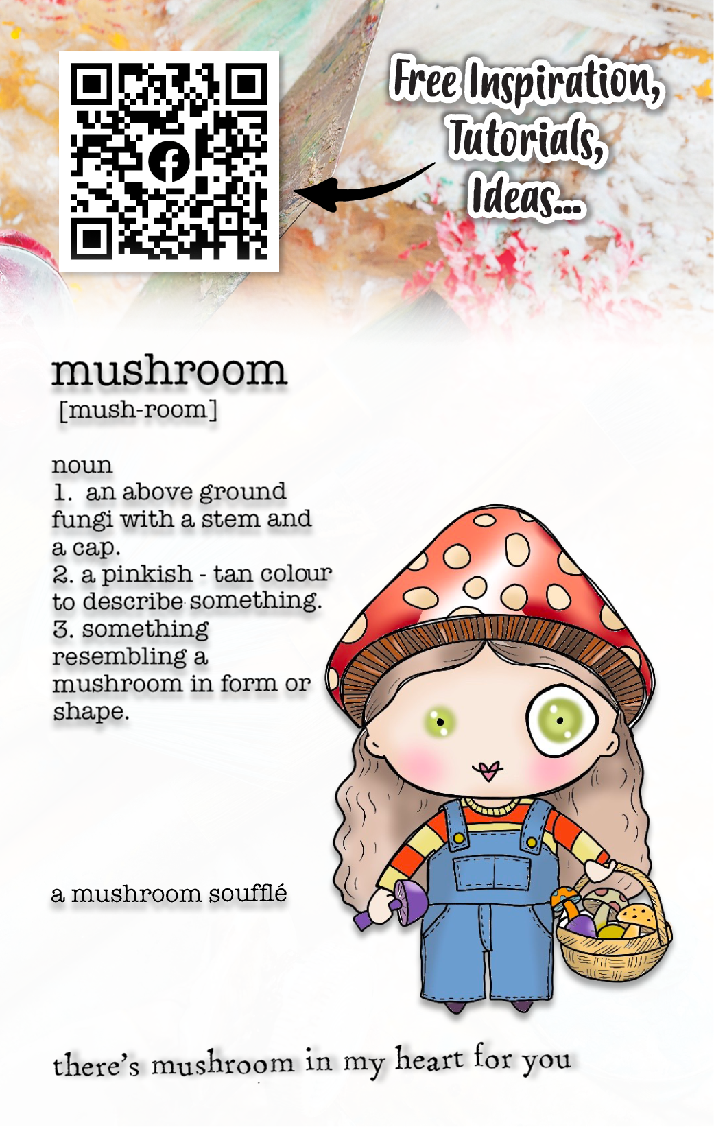 #1023 - A7 Stamp Set - Mushroom