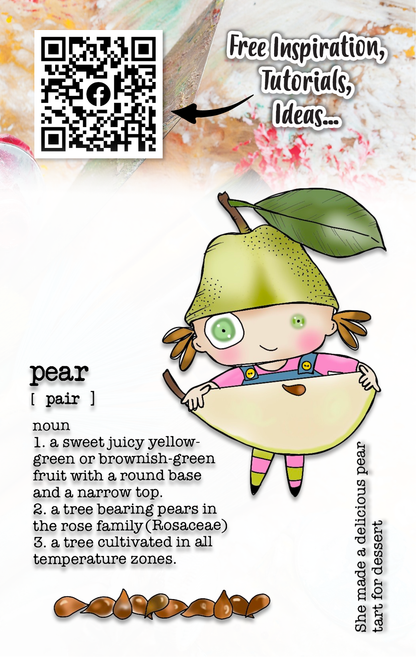 #1026 - A7 Stamp Set - Pear