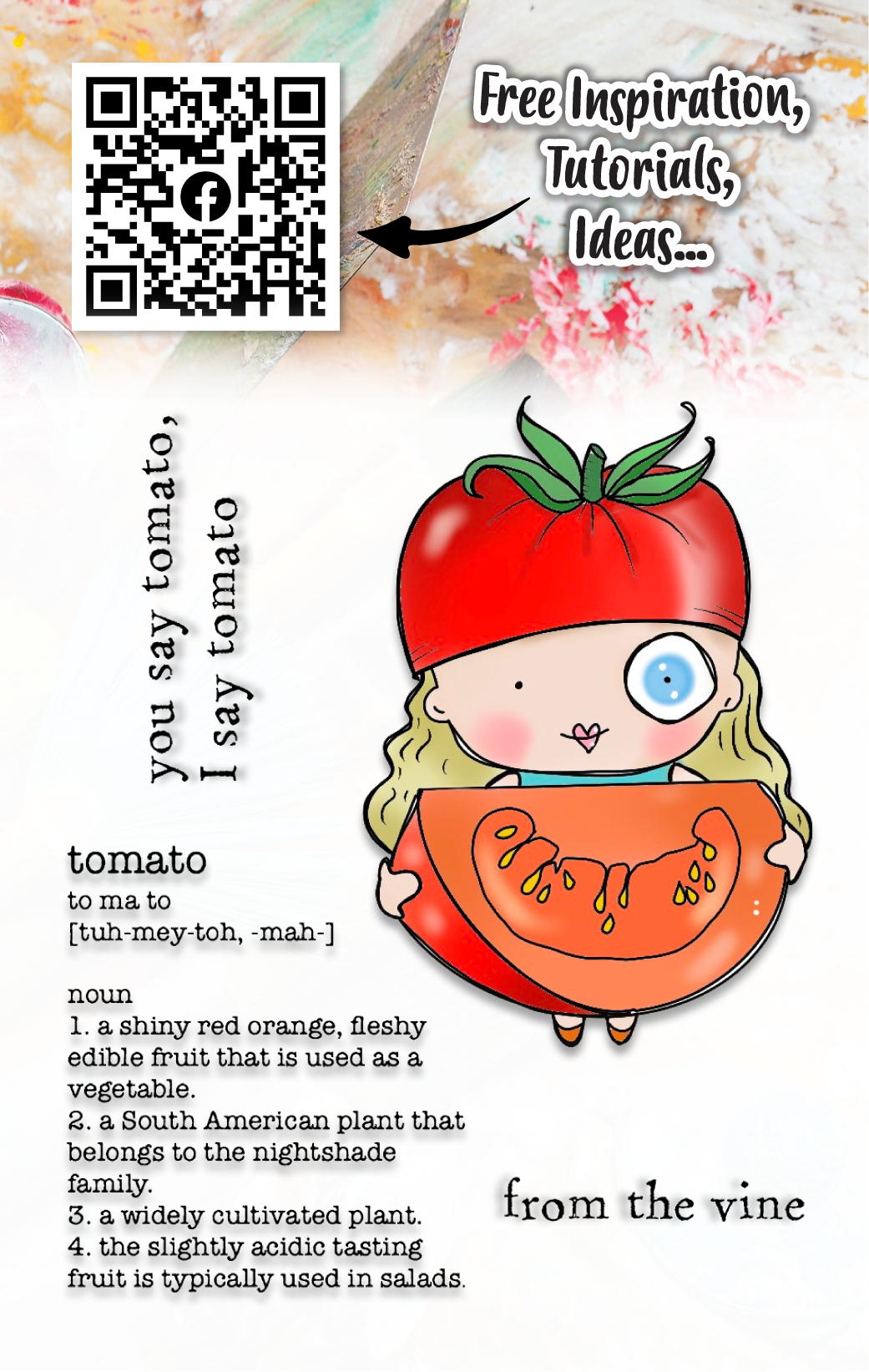 #1029 - A7 Stamp Set - Tomato