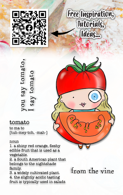 #1029 - A7 Stamp Set - Tomato