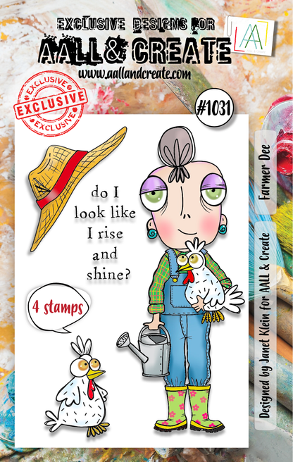 #1031 - A7 Stamp Set - Farmer Dee