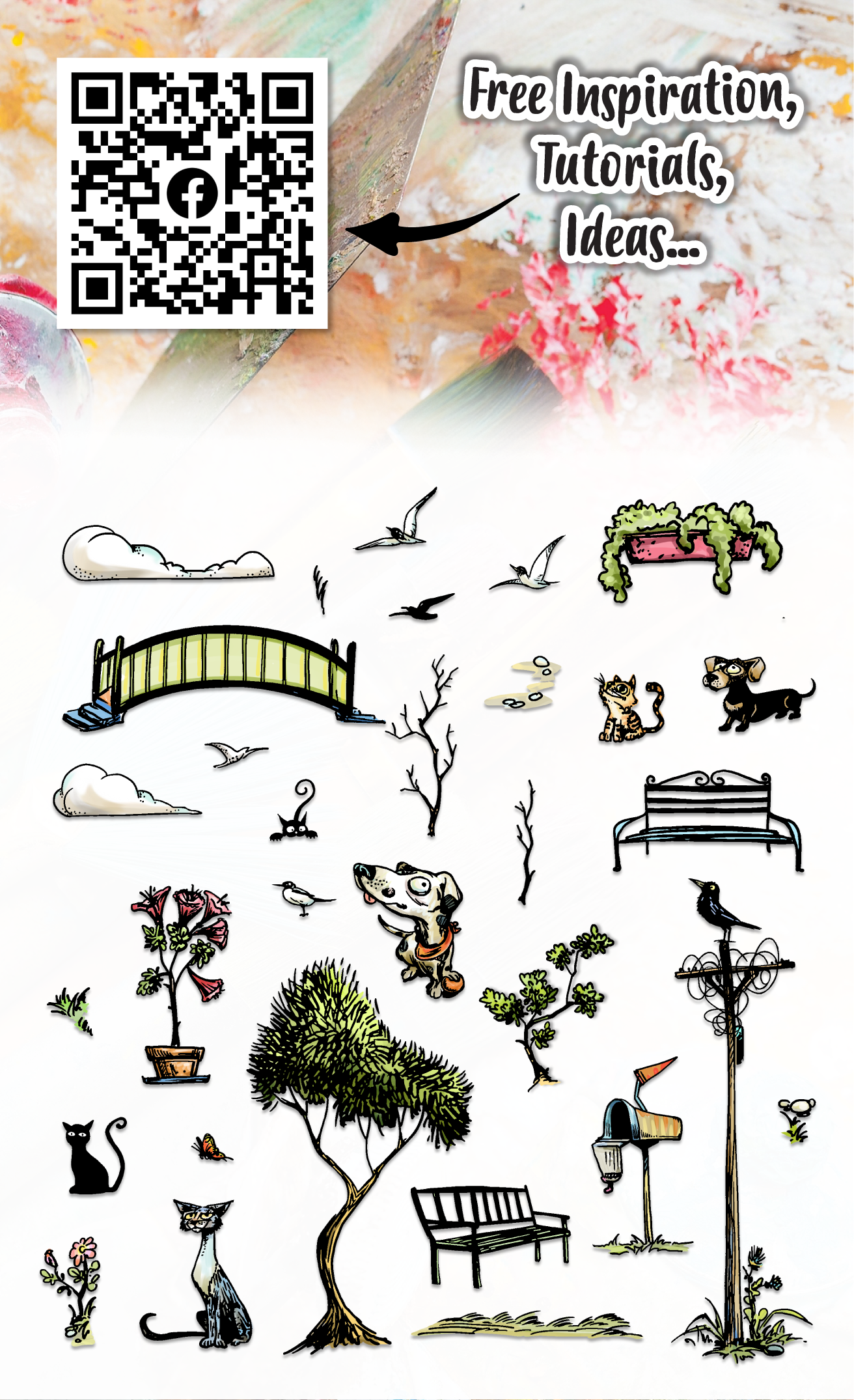 #1048 - A6 Stamp Set - Fresh Air