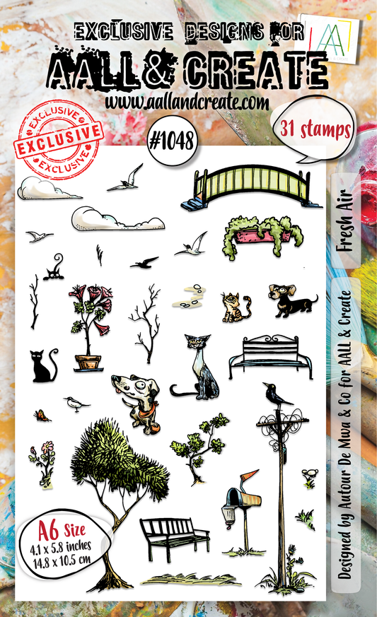 #1048 - A6 Stamp Set - Fresh Air