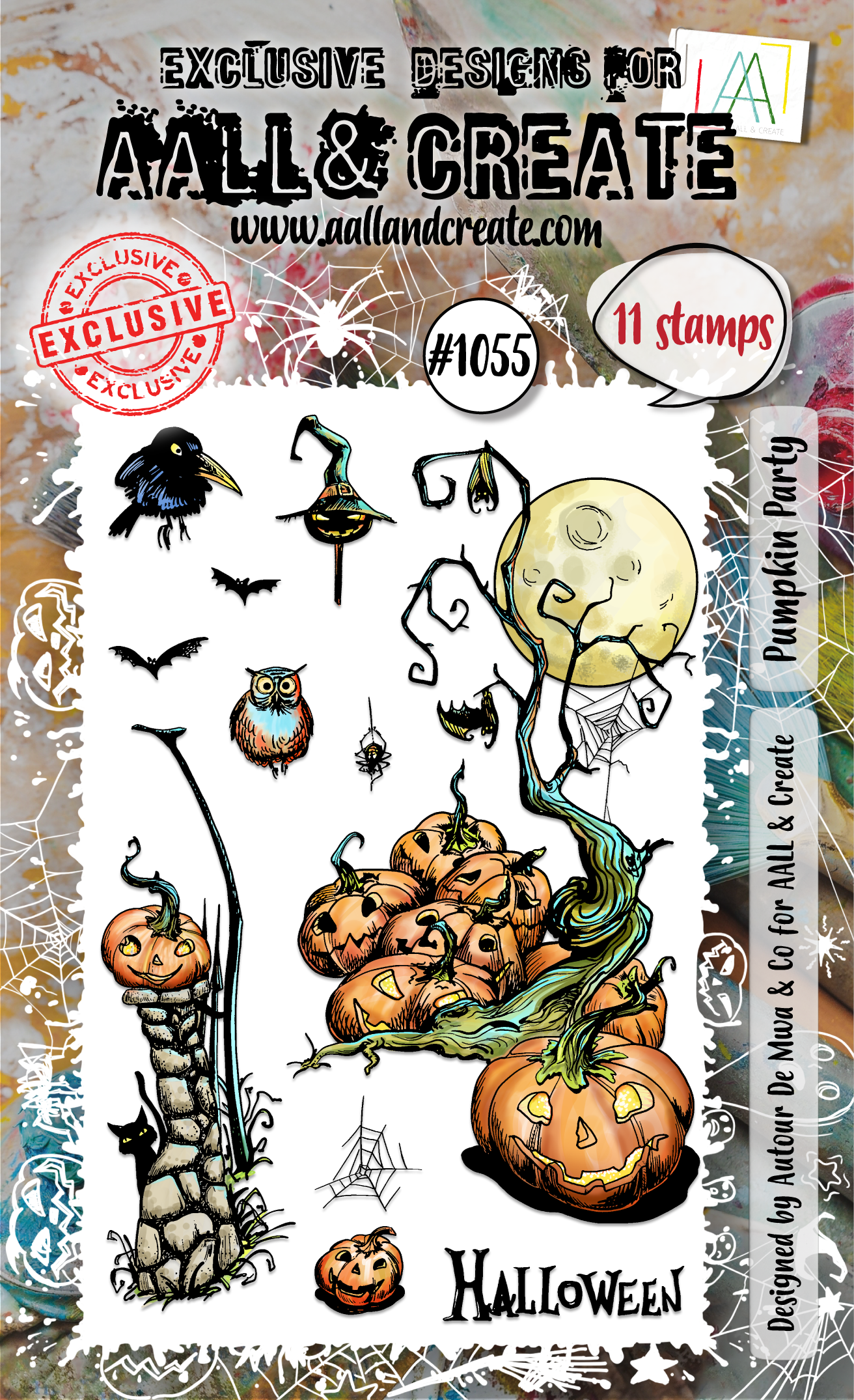 #1055 - A6 Stamp Set - Pumpkin Party