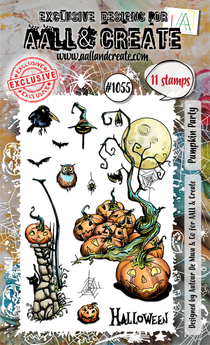 #1055 - A6 Stamp Set - Pumpkin Party