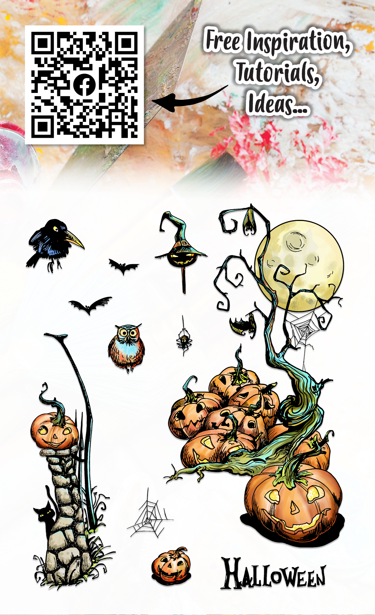 #1055 - A6 Stamp Set - Pumpkin Party