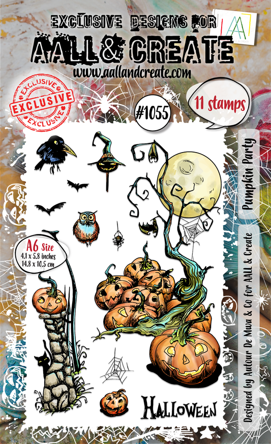 #1055 - A6 Stamp Set - Pumpkin Party