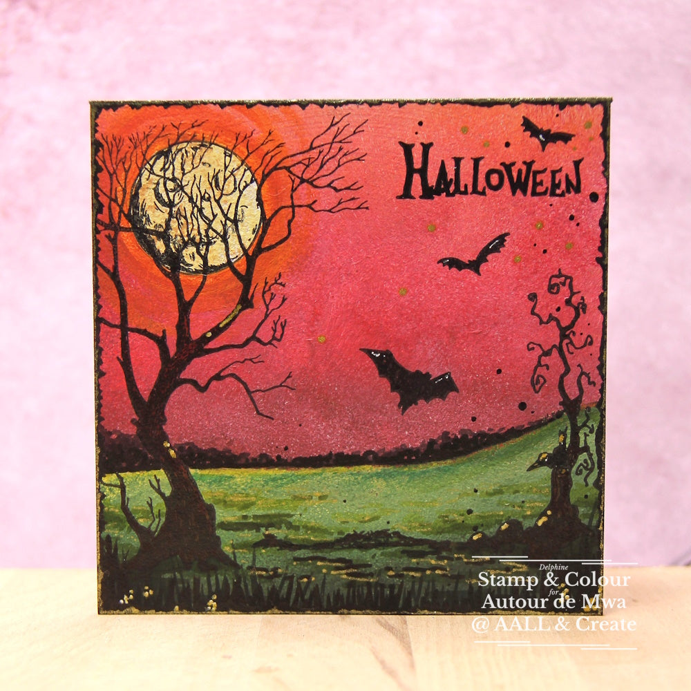 TP-1056 - A6 Stamp Set - Blood Moon Oak