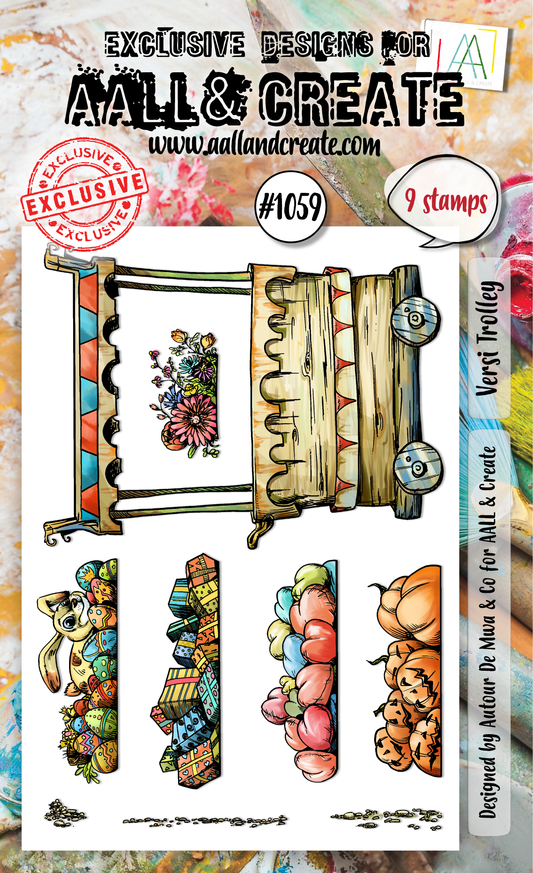 #1059 - A6 Stamp Set - Versi Trolley