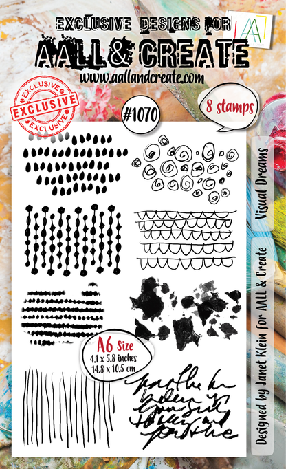 #1070 - A6 Stamp Set - Visual Dreams