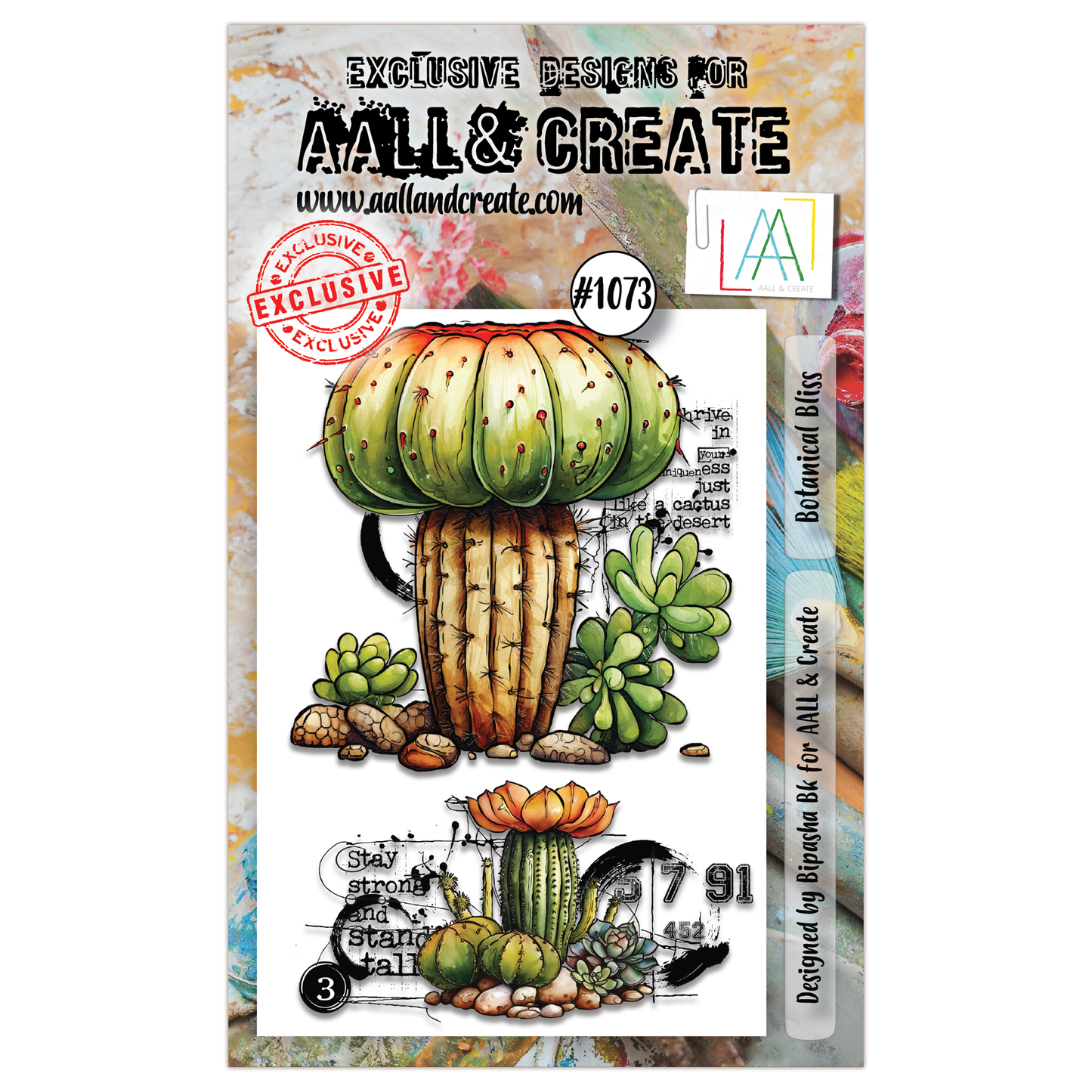#1073 - A6 Stamp Set - Botanical Bliss