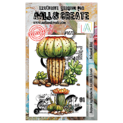#1073 - A6 Stamp Set - Botanical Bliss