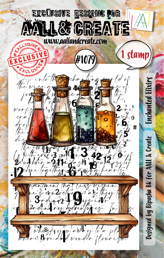 #1079 - A7 Stamp Set - Enchanted Elixirs