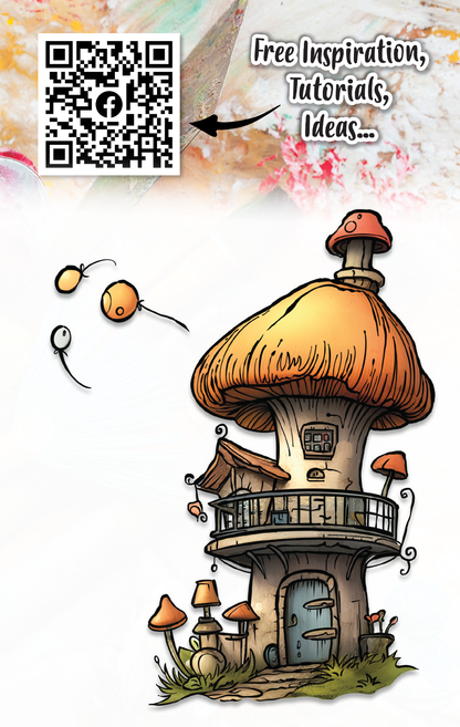 #1092 - A7 Stamp Set - Shroom Sanctuary