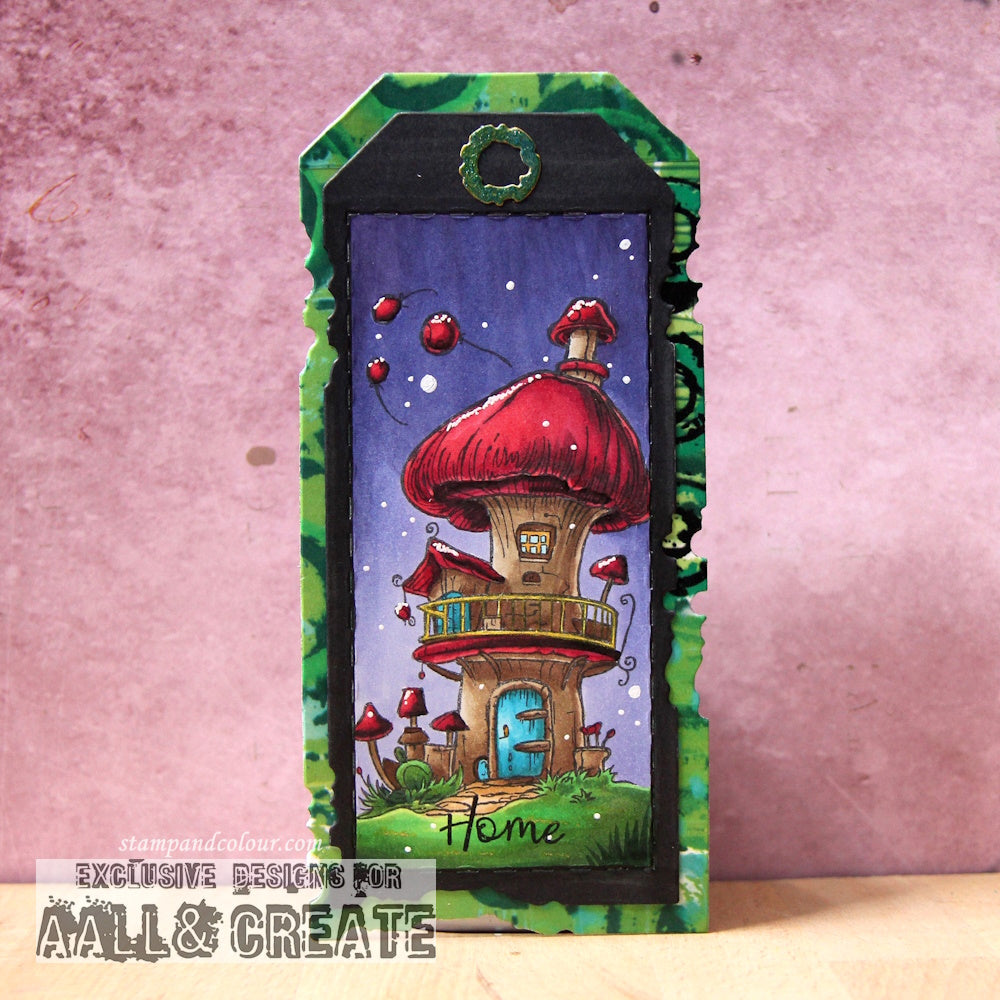 #1092 - A7 Stamp Set - Shroom Sanctuary