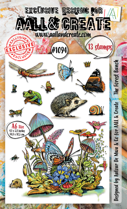 #1094 - A6 Stamp Set - The Forest Bunch