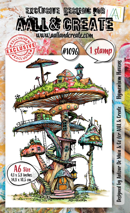 #1096 - A6 Stamp Set - Hymenium Havens