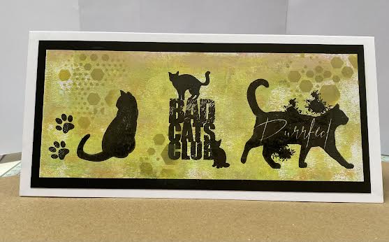 TP-793 - A5 Clear Stamp Set - Bad Cats Club