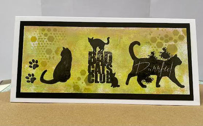 TP-793 - A5 Clear Stamp Set - Bad Cats Club