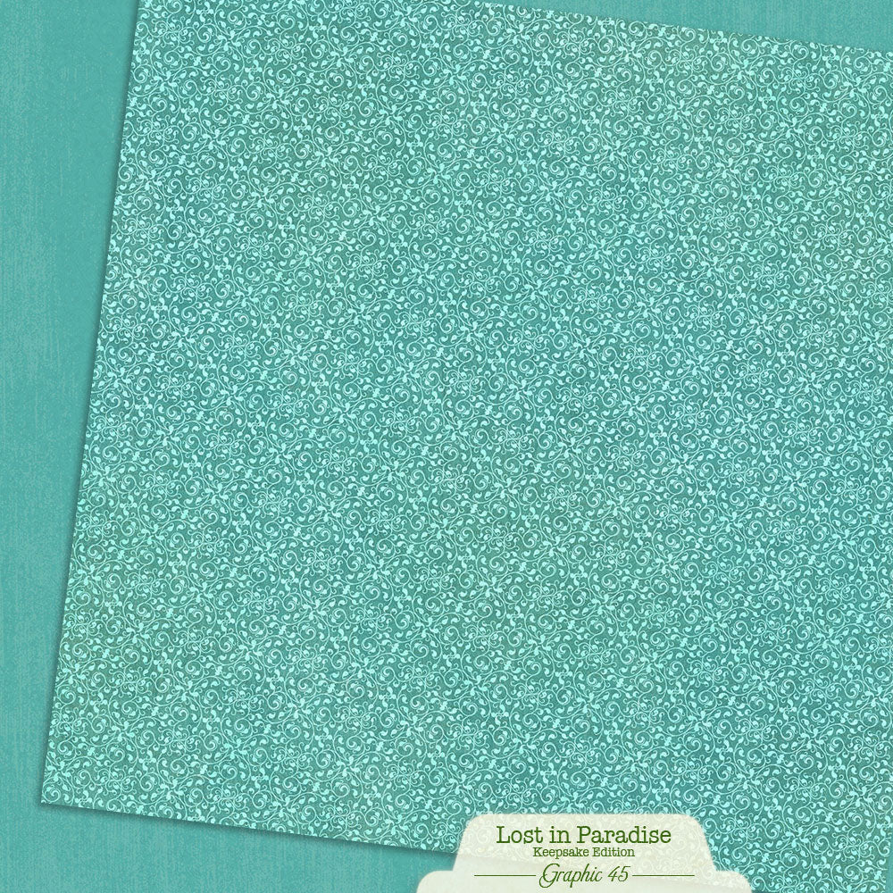 Graphic45 Lost in Paradise - Updated Keepsake Kit with Metal Die-Set Preorder*