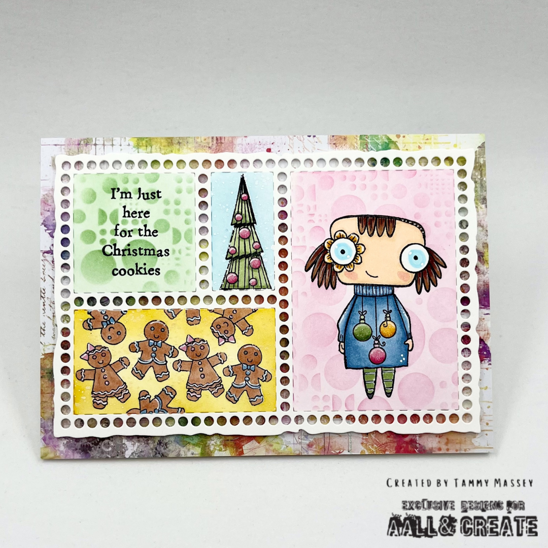 #1217 - A7 Stamp Set - Twinkling Pines