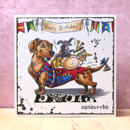 TP-966 - A7 Stamp Set - Purrfect Birthday